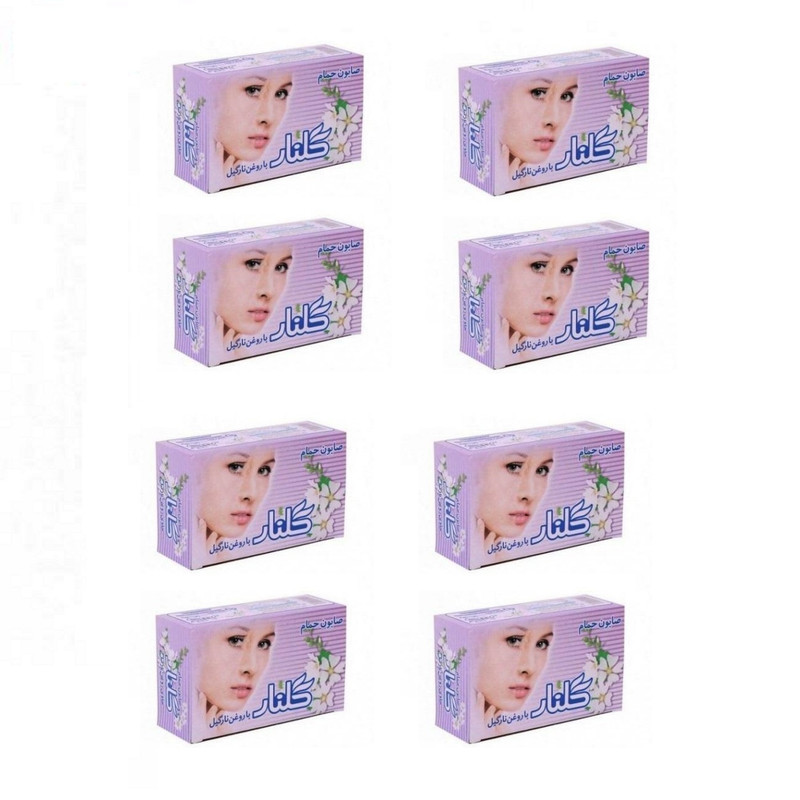 صابون شستشو گلنار مدل white Flower وزن 130 گرم مجموعه 8 عددی صابون شستشو گلنار مدل white Flower وزن 130 گرم مجموعه 8 عددی