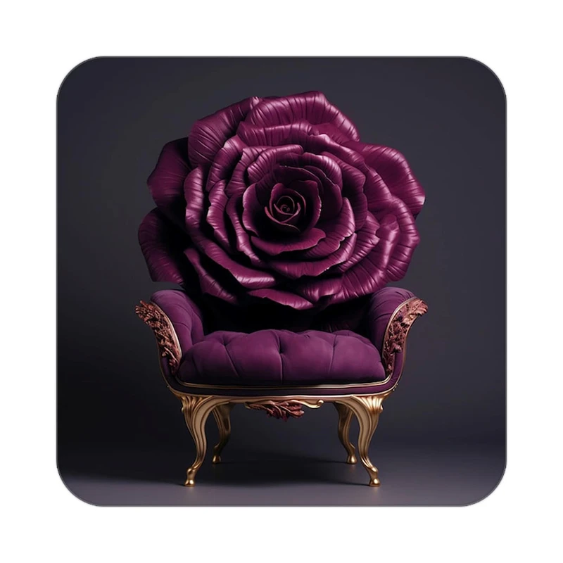 زیر لیوانی کاکتی طرح گل مدل mp15906