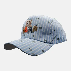کلاه کپ بچگانه طرح BEAR رنگ آبی