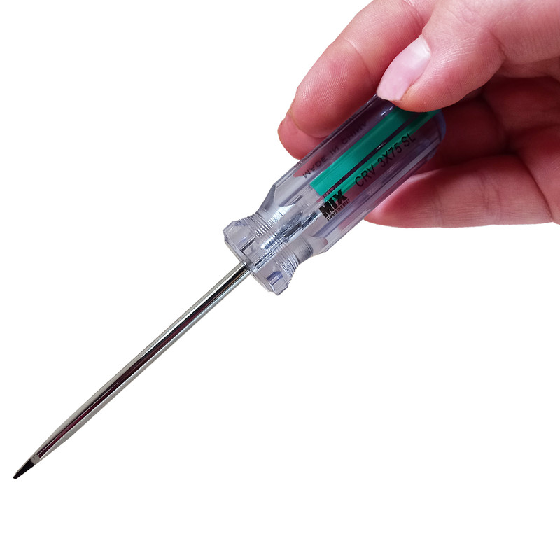 پیچ گوشتی دوسو و چهارسو میکس مدل M00N - 3x75 مجموعه دو عددی