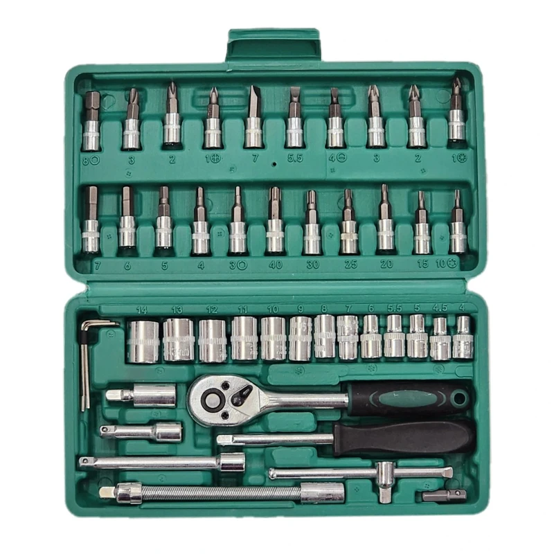 آچار بکس دلیکس کد D46P مجموعه 46 عددی