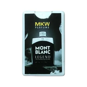 عطر جیبی مردانه ام کی دبلیو مدل Mont Blanc Legend حجم 20 میلی لیتر