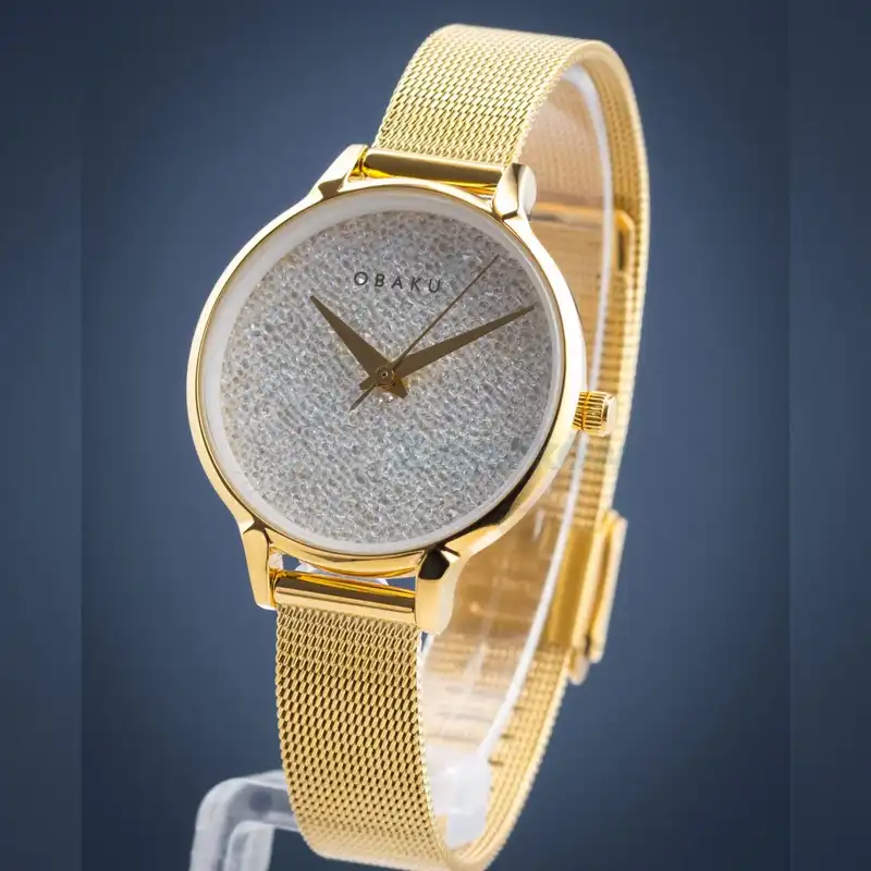 ساعت مچی عقربه ای زنانه اباکو مدل V238LXGWMG