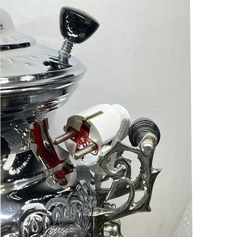 سماور برقی آکماز مدل قلم کاری ظرفیت 8 لیتر