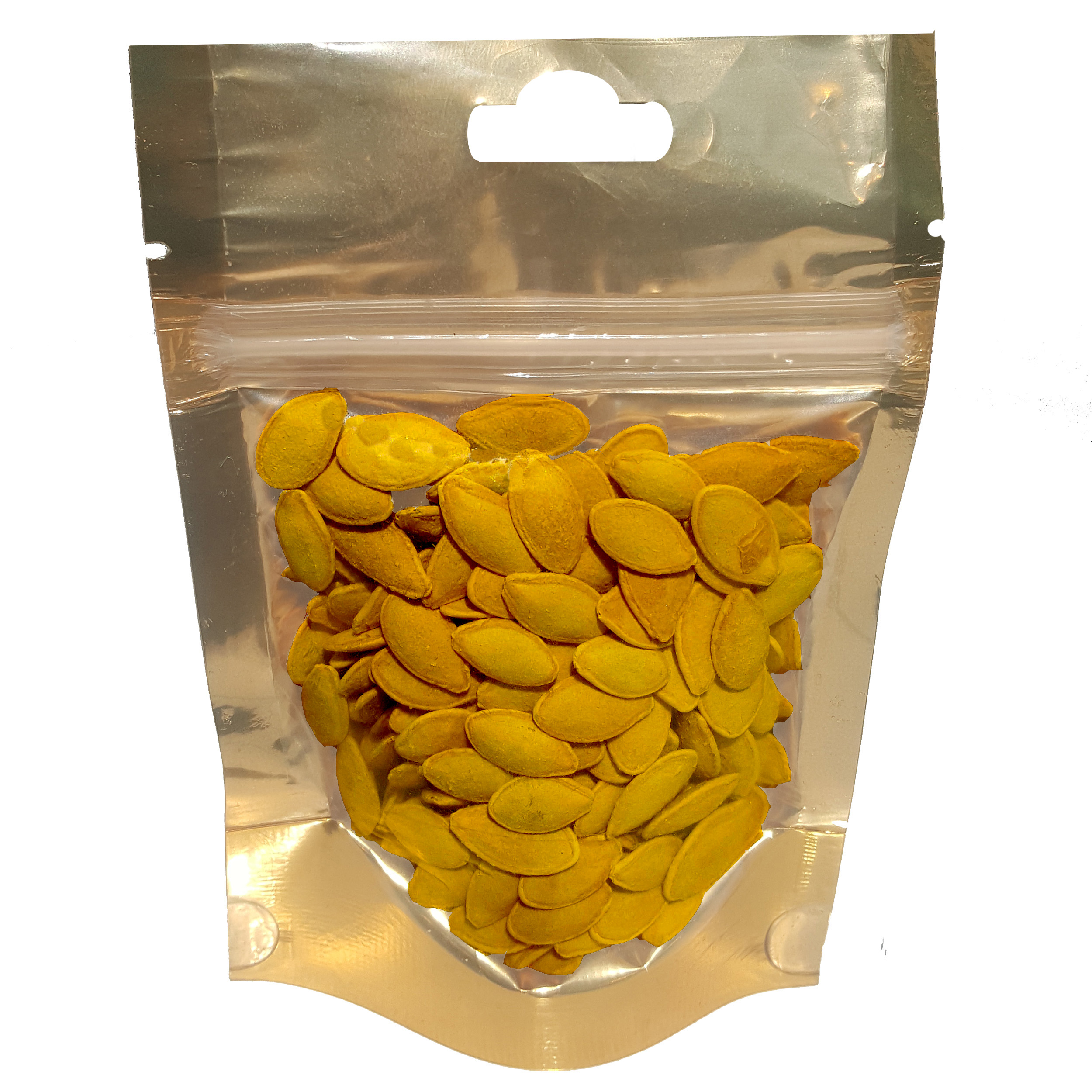 تخمه کدوی گوشتی دوآتیشه زعفرانی  - 250 گرم