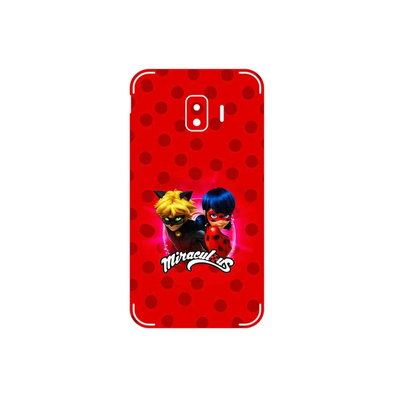 برچسب پوششی ماهوت مدل Ladybug and Cat Noir مناسب برای گوشی موبایل سامسونگ Galaxy J2 Core