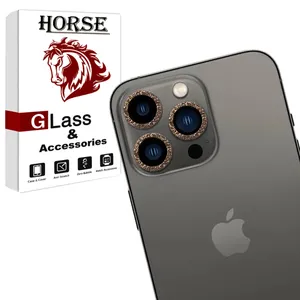 محافظ لنز دوربین رینگی هورس مدل BRILIANTLH مناسب برای گوشی موبایل اپل iPhone 14 Pro Max