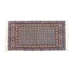 رومیزی قلمکار زابلیان مدل مستطیل 12060 طرح صحرا
