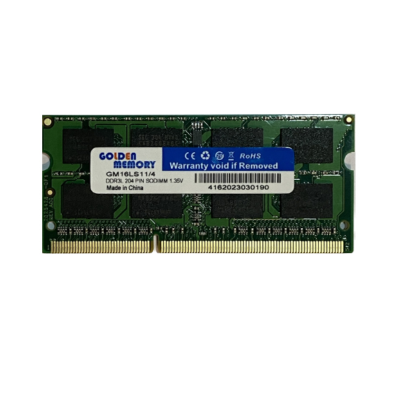 رم لپ تاپ DDR3 تک کاناله 12800 مگاهرتز 12800گلدن مموری مدلGM16LS11/4G ظرفیت 4 گیگابایت