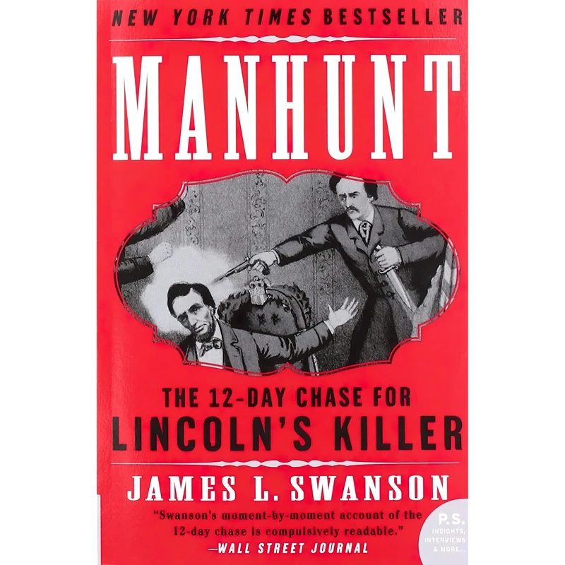 کتاب Manhunt اثر James L. Swanson انتشارات William Morrow
