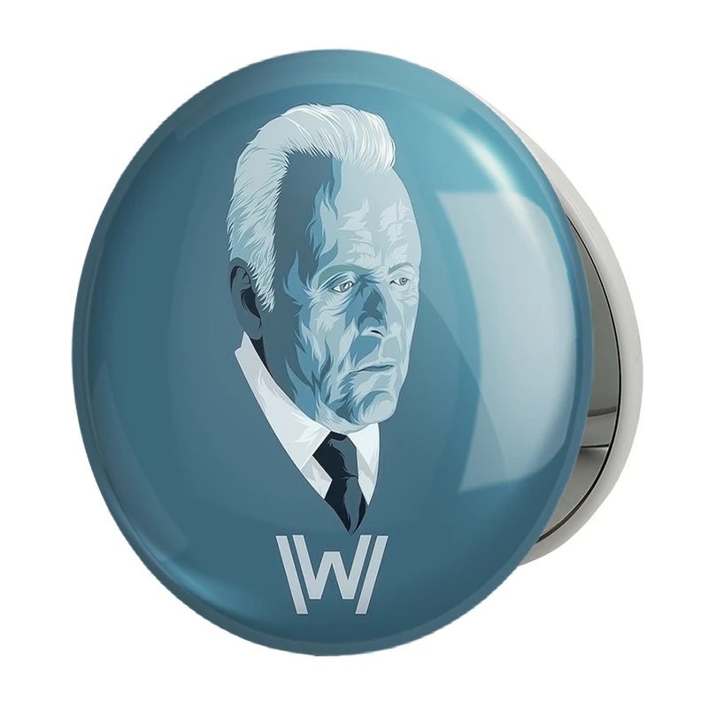 آینه جیبی خندالو طرح سریال وست ورلد West World مدل تاشو کد 10200 