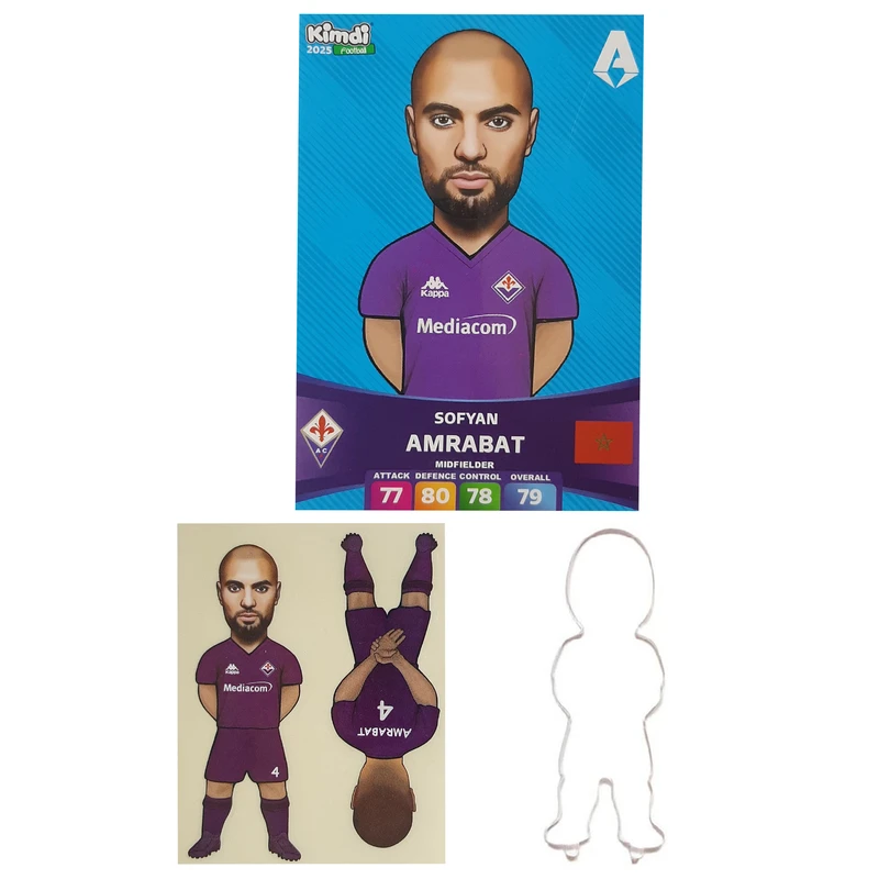 اسباب بازی زینتی کیمدی مدل سفیان امرابط 2025 سری بیسیک به همراه فیگور 