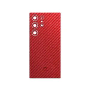 MAHOOT Red-Fiber Cover Sticker for Samsung Galaxy S24 Ultra