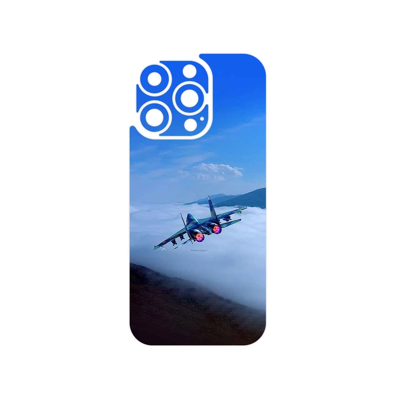 برچسب پوششی ماهوت مدل Fighter plane Su27 مناسب برای گوشی موبایل اپل iPhone 16 Pro