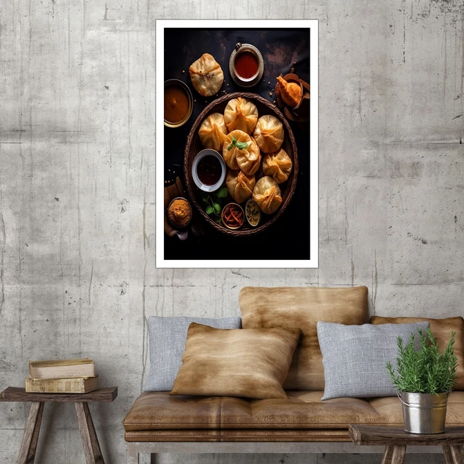 تابلو نوری بکلیت طرح رستوران غذای چینی مدل W-MID-17794