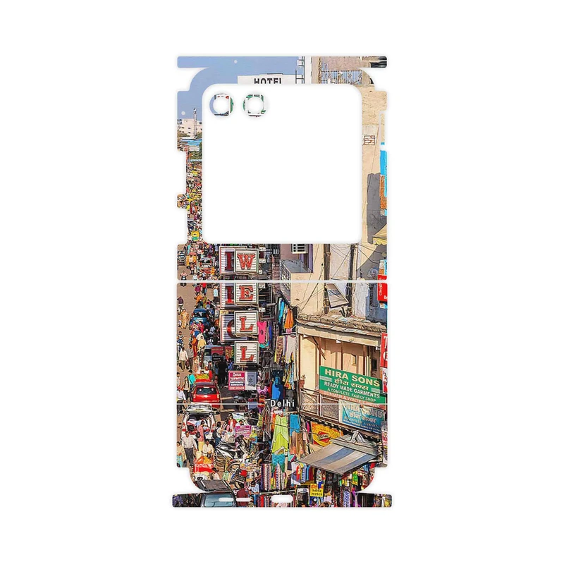 برچسب پوششی ماهوت مدل City of Delhi-FullSkin مناسب برای گوشی موبایل موتورولا Razr 40 Ultra