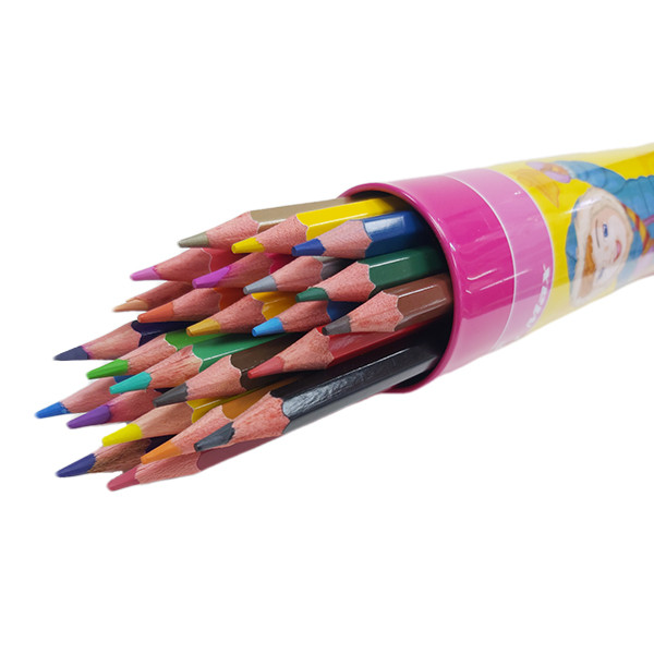 مداد رنگی 24 رنگ اسکول مکس مدل لوله ای طرح پسرانه