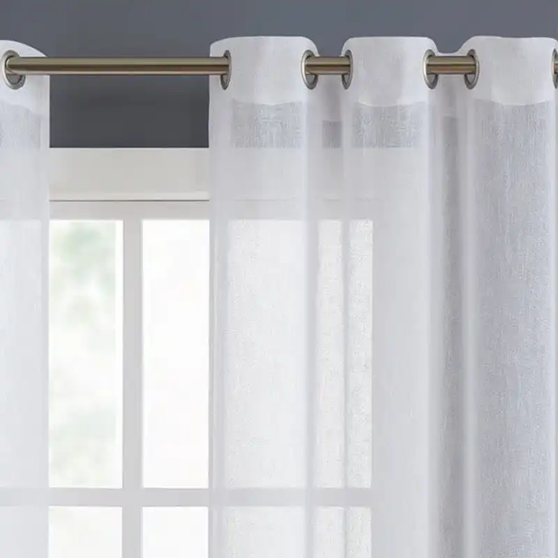 پرده تیکو دکو مدل کتان تور سایز 140x280 سانتی متر