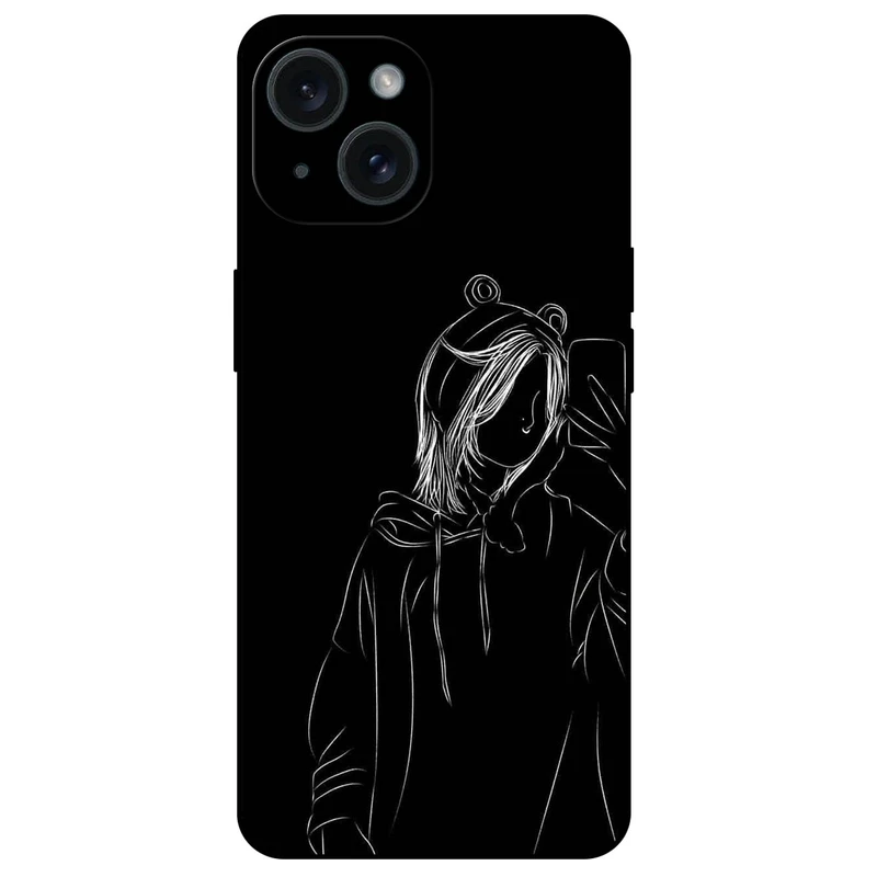 کاور مگافون طرح دخترانه مدل 1841 مناسب برای گوشی موبایل اپل iPhone 15 Plus