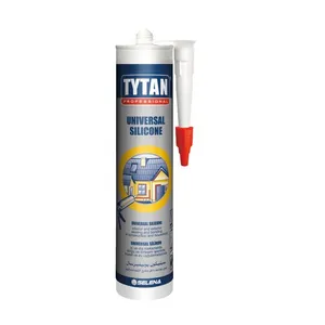 چسب اکواریوم تایتان ترکیه مدل یونیورسال سیلیکون وزن 340 گرم (شفاف)