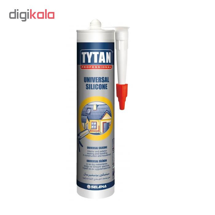 چسب اکواریوم تایتان ترکیه مدل یونیورسال سیلیکون وزن 340 گرم (شفاف)