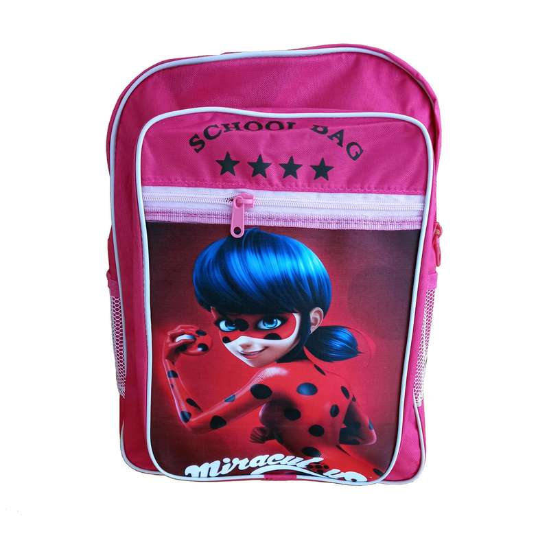 کوله پشتی مدل دختر کفشدوزکی کد SCHOOL-BAG-024