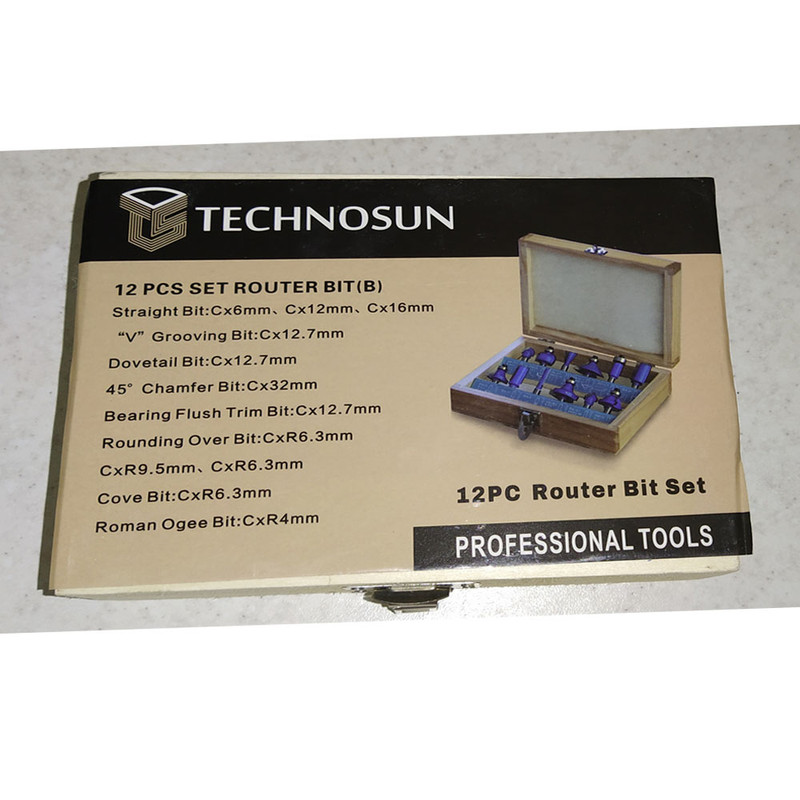 تیغ اورفرز تکنوسان کد 012 مجموعه 12 عددی