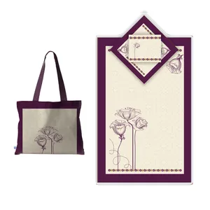 سجاده و جانماز شمسه نگار مدل DTD625 به همراه کیف