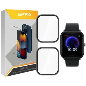 محافظ صفحه نمایش نانو اسپریگ مدل SPG مناسب برای ساعت هوشمند امیزفیت Bip 3 / Bip 3 Pro بسته دو عددی