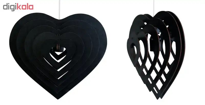 لوستر طرح قلب