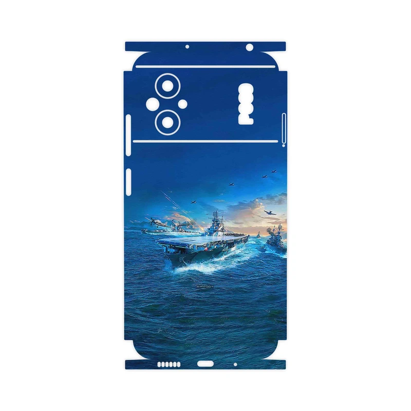 برچسب پوششی ماهوت مدل Warship-FullSkin مناسب برای گوشی موبایل شیائومی Poco M5