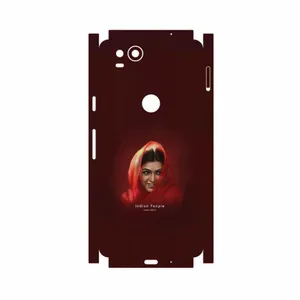MAHOOT Portrait of an Indian Woman-FullSkin Cover Sticker for Google Pixel 2