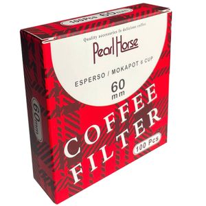فیلتر قهوه مدل کاغذی  اسپرسو  سایز  60  بسته  100  عددی