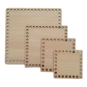 کفی تریکو بافی مدل مربع 10-12-15-20 مجموعه 4 عددی