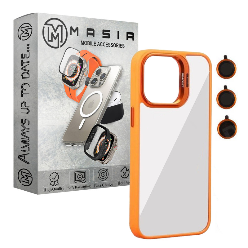 کاور مسیر مدل Bracket Stand مناسب برای گوشی موبایل اپل Iphone 11 Pro Max به همراه محافظ لنز