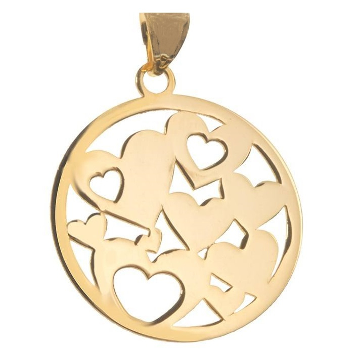 آویز گردنبند نقره طرح قلب کد 05