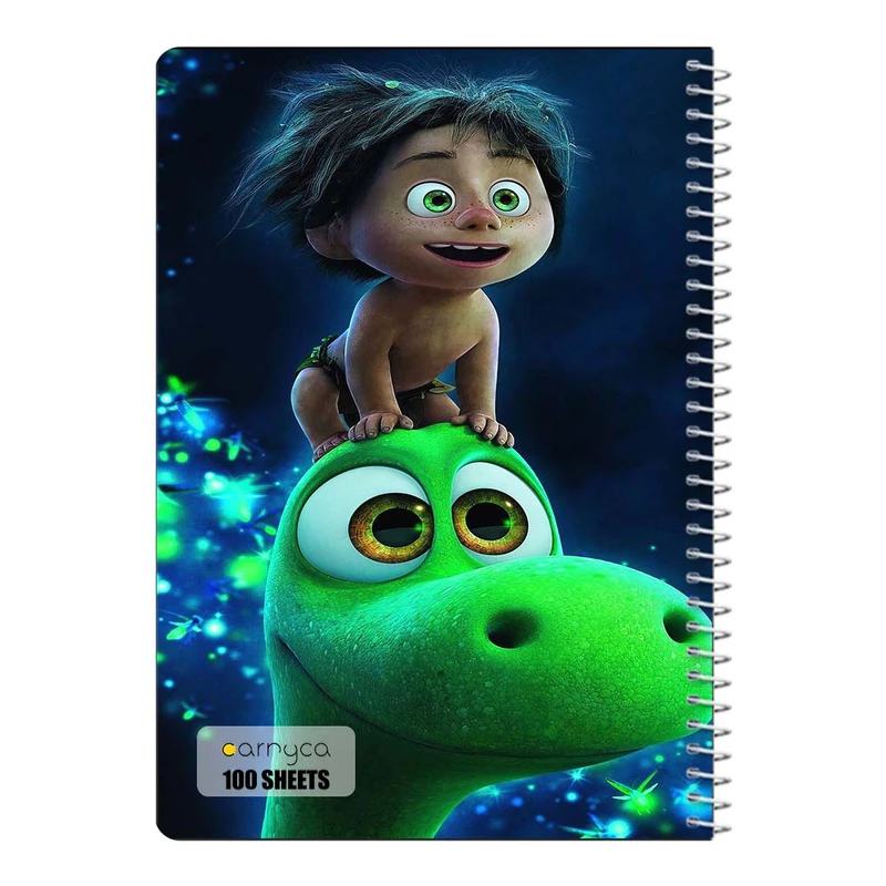 دفتر مشق 100 برگ سیمی کارنیکا طرح دایناسور خوب The Good Dinosaur کد 19631