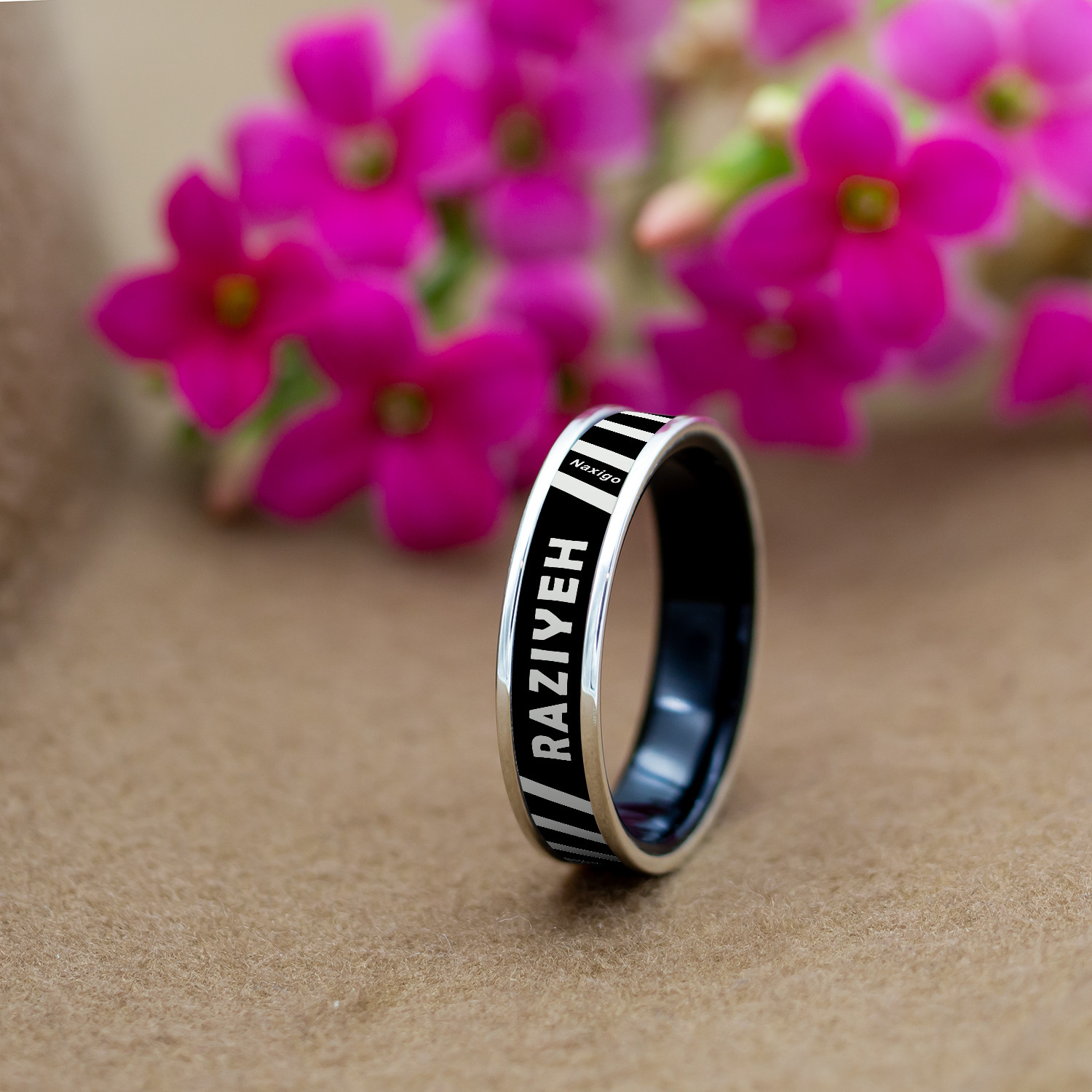 انگشتر ناکسیگو مدل شب تاب طرح راضیه کد RB15715 انگشتر ناکسیگو مدل شب تاب طرح راضیه کد RB15715