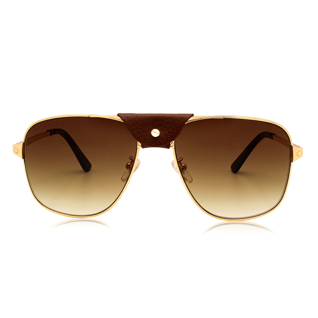 عینک آفتابی مردانه کارتیه مدل santos edition ct0165