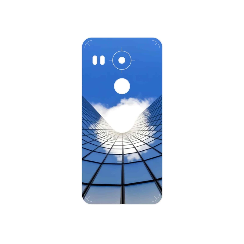 برچسب پوششی ماهوت مدل Glass skyscraper مناسب برای گوشی موبایل گوگل Nexus 5X