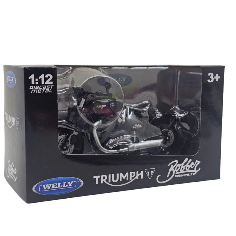 موتور بازی ناب سل مدل ولی فلزی تریومف بونویل WELLY TRIUMPH Bonneville Bobber