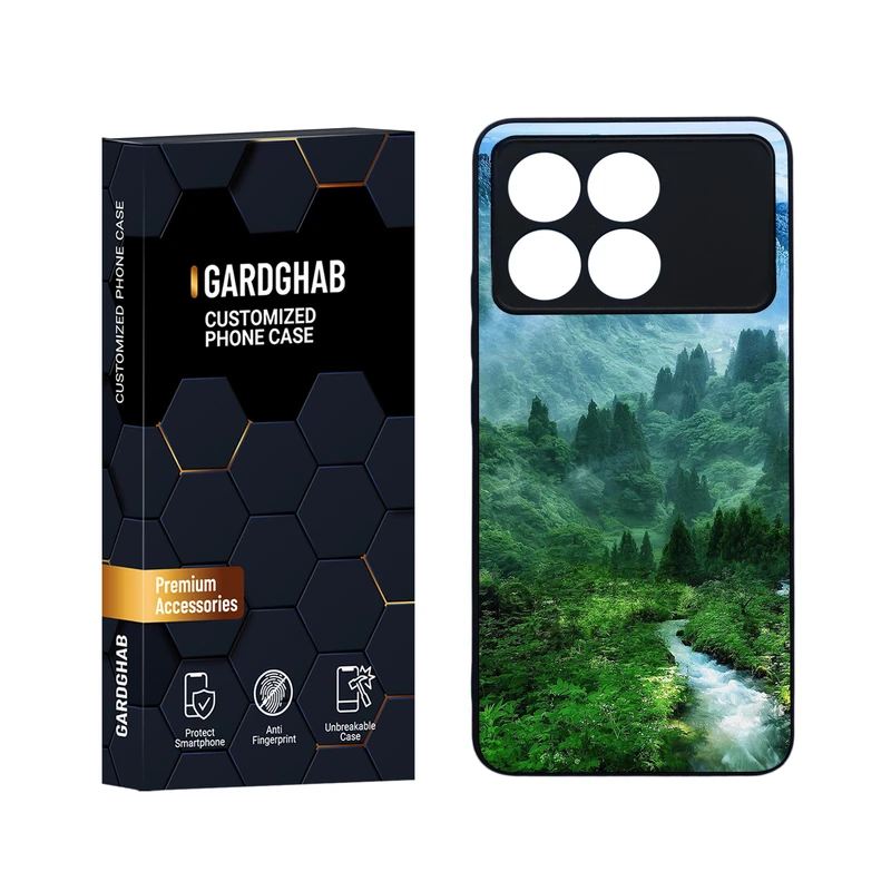 کاور گارد قاب مدل کهکشان و طبیعت مناسب برای گوشی موبایل شیائومی Redmi K70 / K70 Pro / Poco F6 Pro 5G