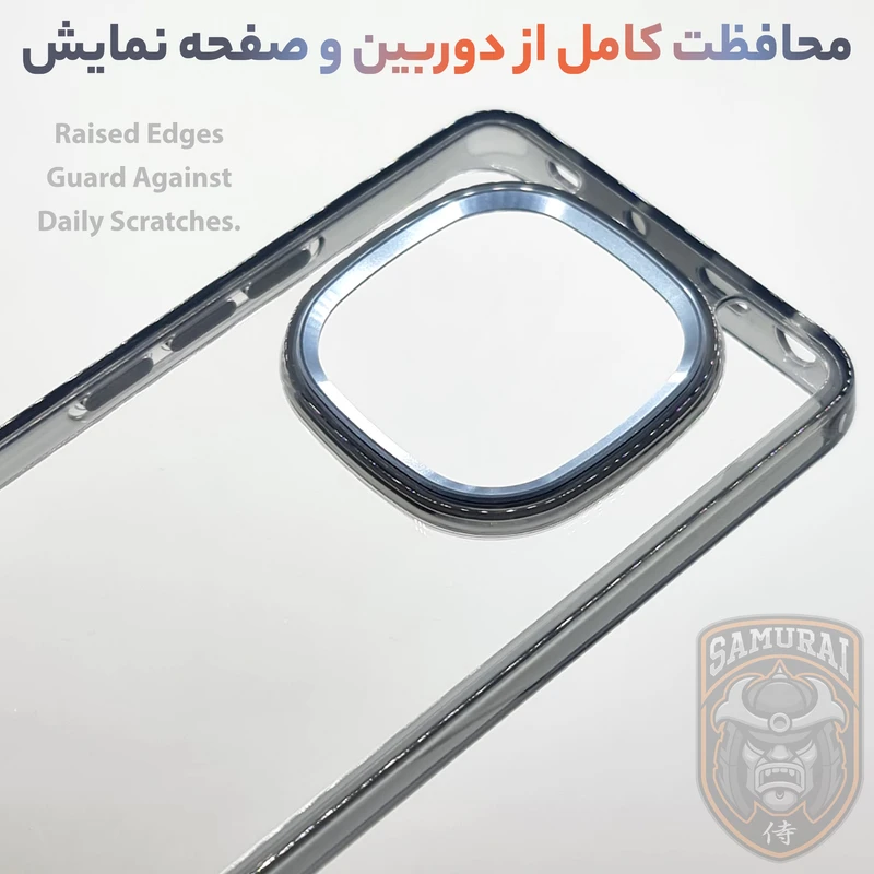 عکس شماره 2 : کاور سامورایی مدل crystal shield مناسب برای گوشی موبایل شیائومی redmi note 14 pro 5g-redmi note 14 pro 4g