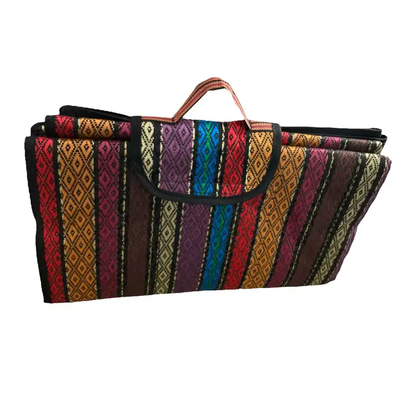 زیرانداز سفری 10 نفره مدل جاجیم دولایه کد SH10