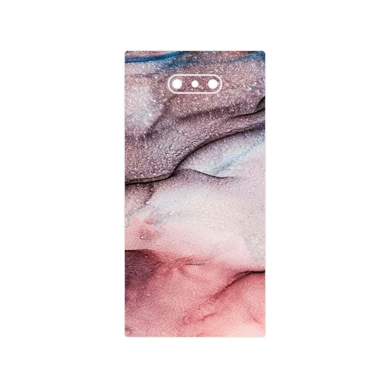 برچسب پوششی ماهوت مدل Smoky pink marble مناسب برای گوشی موبایل ریزر Phone 2