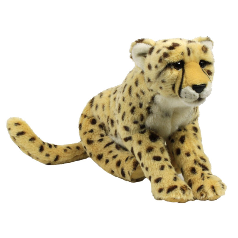 عروسک طرح پلنگ چیتا مدل WWF Asian Cheetah کد SZ10/836 طول 42 سانتی‌متر