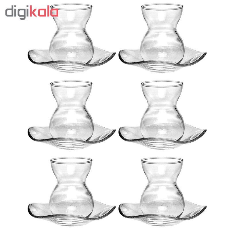 ست فنجان و نعلبکی پاشاباغچه سری دانتل 96574 بسته 6 نفره ست فنجان و نعلبکی پاشاباغچه سری دانتل 96574 بسته 6 نفره