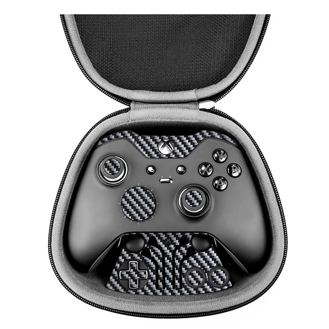 برچسب ماهوت مدل Silver Shine-carbon مناسب برای دسته کنترل بازی مایکروسافت Elite Xbox One controller