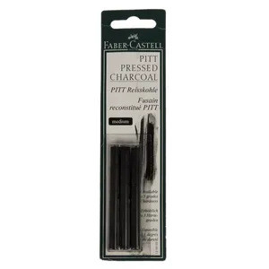Faber-Castell PITT Pressed Charcoal Pack of 3