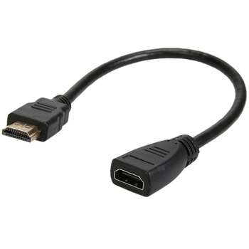 مشخصات قیمت و خرید کابل افزایش طول Hdmi مدل H 2 به طول 30 سانتی متر دیجی کالا